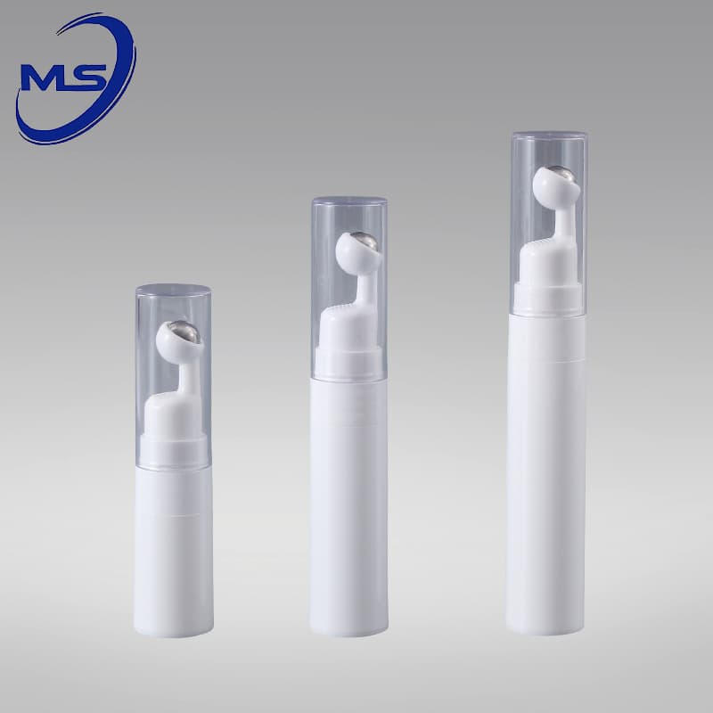 Wholesale Vacuum Bottle Bead Massage Lotion Essence Vacuum Packaging Vacuum Bottle Single-Layer Ball Eye Cream Bottle