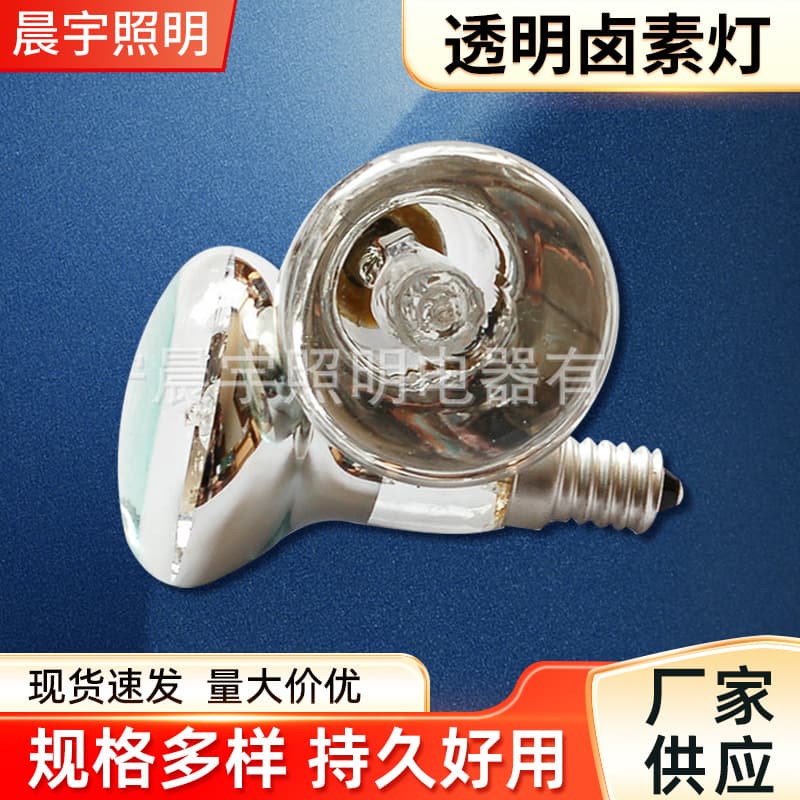 Manufacturer Supply R39 R50 R63 R80 Lighting Bulbs, Haining Transparent Halogen Lamps