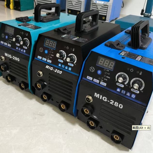 Cross-Border Supply of Multifunctional Welding Machine Inverter DC MIG-280 Three-In-One American Standard British Standard European Standard Source Factory