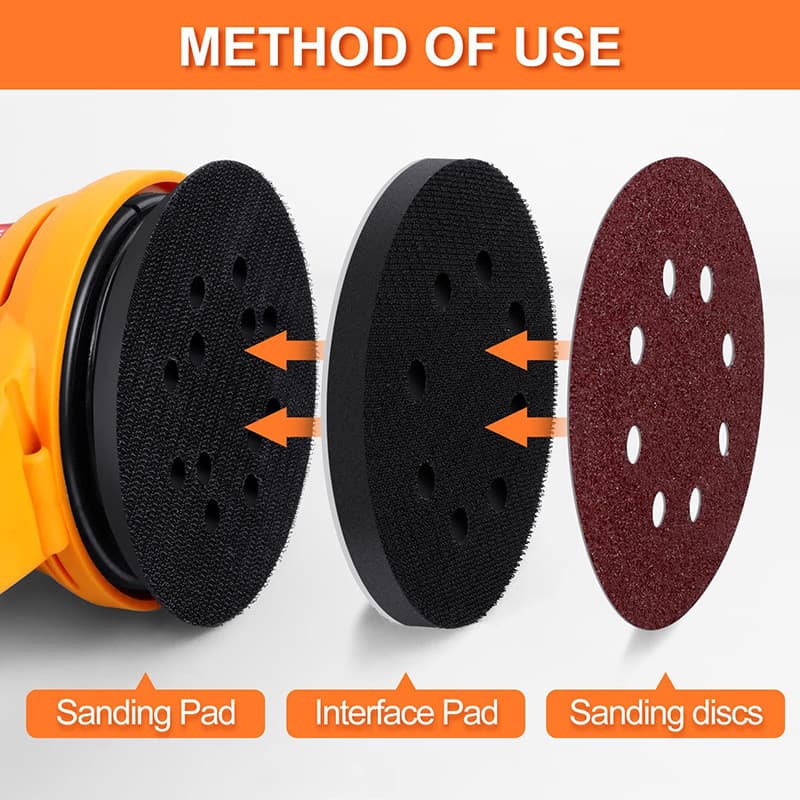 Cross-border polishing flocked sandpaper sheet polishing buffer sponge pad self-adhesive back velvet sandpaper curved polishing buffer pad