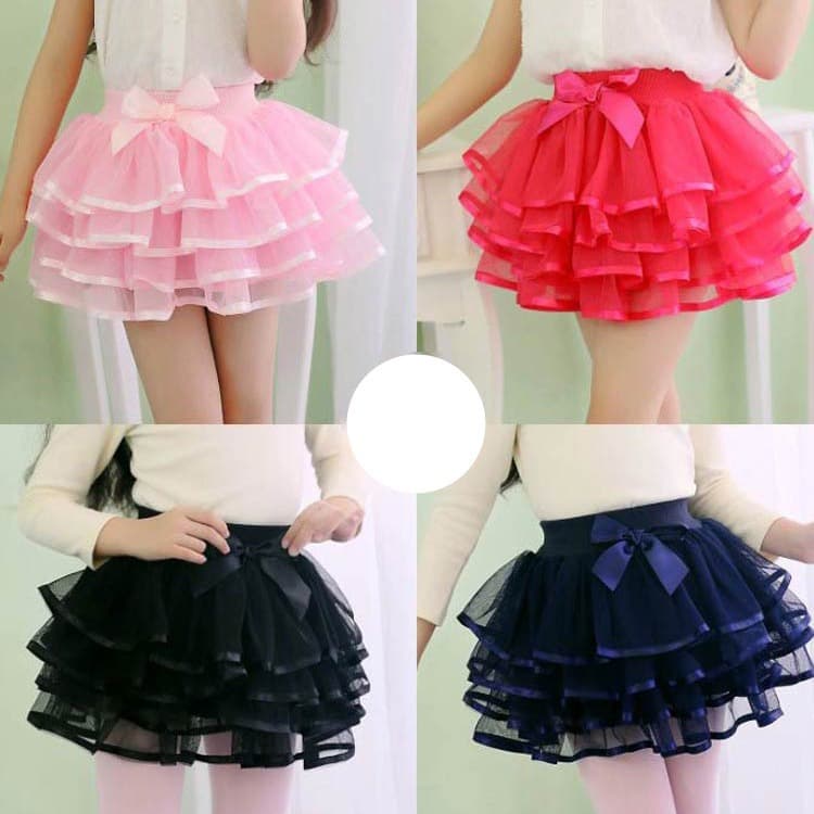 Long-term Stock Available, Wholesale from One Piece, Girls' Dress for All Seasons Versatile Children's Dress Korean Style Tulle Skirt Layer Cake Skirt 2191