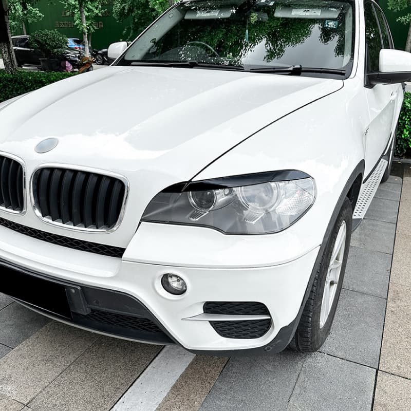 For BMW X5 E70 2008-2013 Car Eyebrow Headlight Decal Exterior Modification Accessories