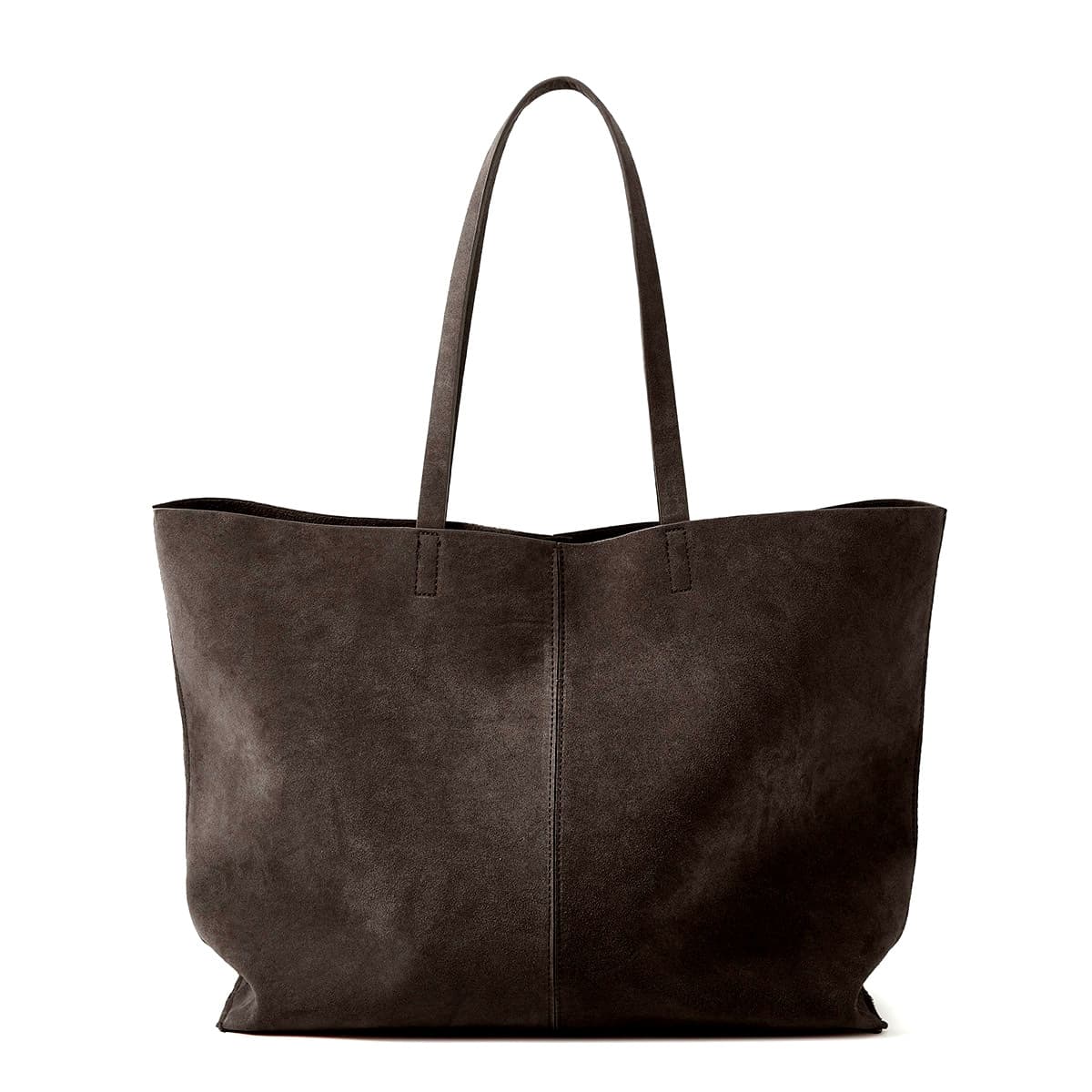 ZR Women's Bag 2025 Autumn/Winter Matte Genuine Leather One-Shoulder Tote Bag Large Capacity Vintage Handbag Dog-Tooth Tote Bag