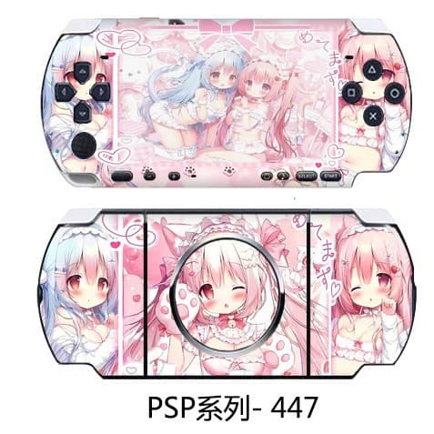 Hot-Selling PSP1000/2000/3000 Custom Skin Stickers for Girls Cute Boys Anime Patterns Best-Sellers