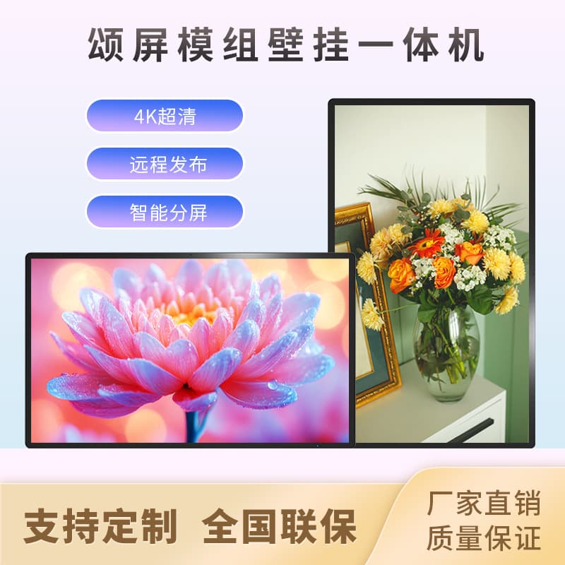 Songping Wall-Mounted Advertising Machine Wall-Mounted All-in-One Module All-in-One Conventional Advertising Machine Smart Display