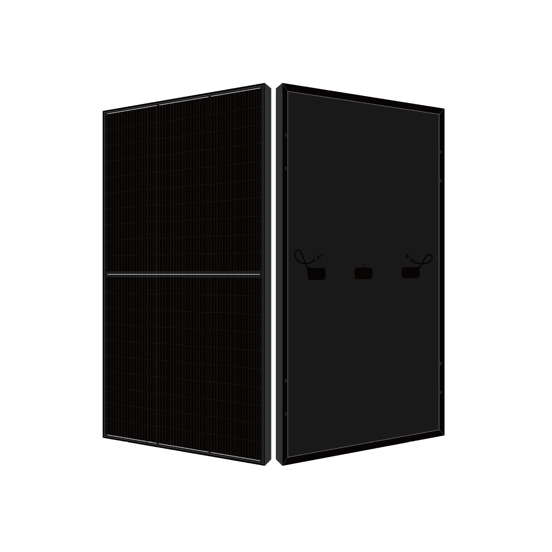 AAA 380W Black Frame Black Back Solar Panel Solar Cell Module Cross-Border Photovoltaic Panel Solar PV Panel