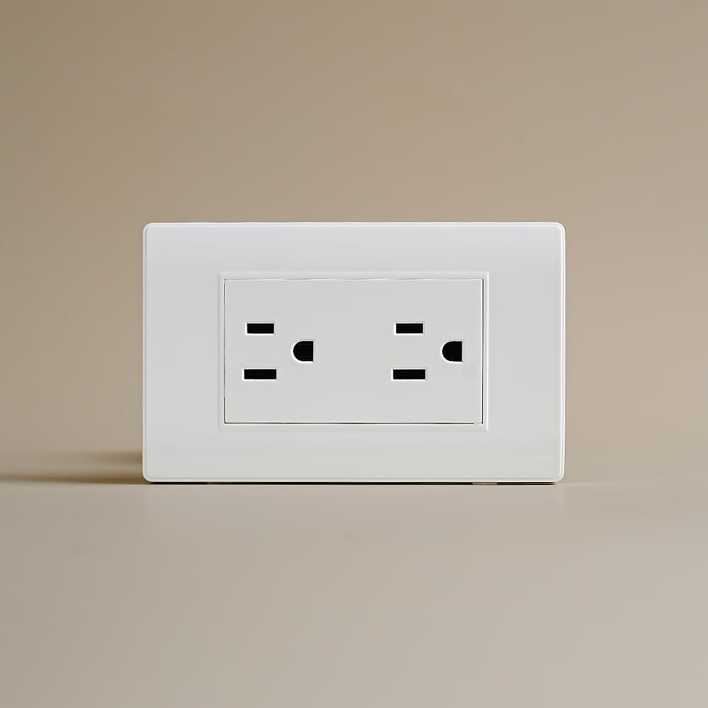 South American PC panel switch, type 118, 110V-220V wall socket, 16A American-style flat six-hole socket, 16A switch.