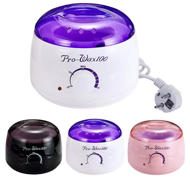 Beeswax Hair Removal Machine Set 100g Wax Warmer 3-Piece Beauty Waxing Kit 500cc Hot Wax Machine Wax Bean Set