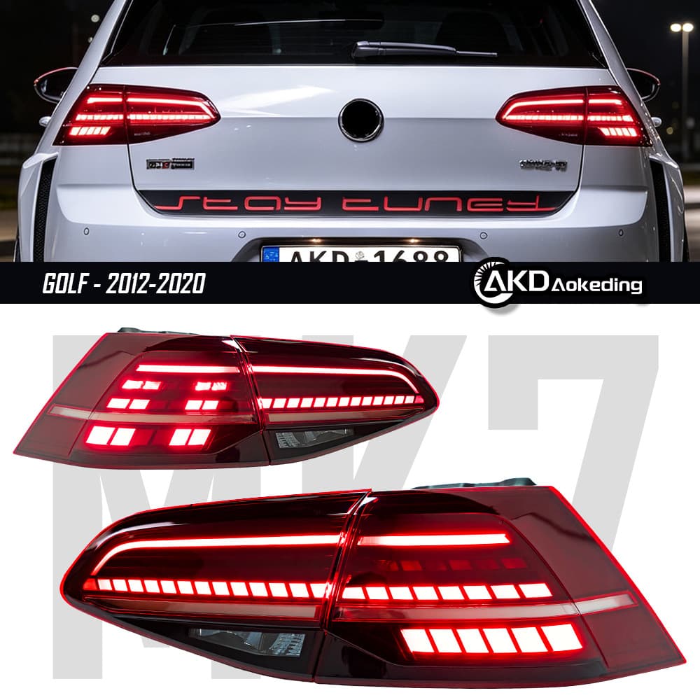 Special 12-20 year MK7/7.5 modified starting horse racing animation streamer steering tail light assembly high 7 high 7.5
