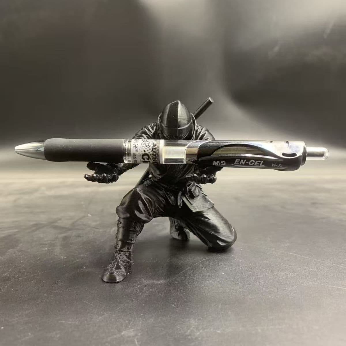 Ninja Pen Stand 3D Printing Desktop Decorative Ornament Stationery Storage Ins Personalized Creative Stand Children's Day Gift