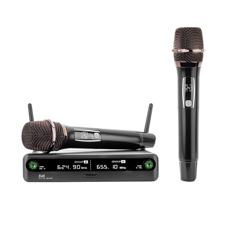 Cross-Border Export Private Model Wireless Microphone Type-C Charging Handheld Mic Dual-Channel Home Karaoke Microphone