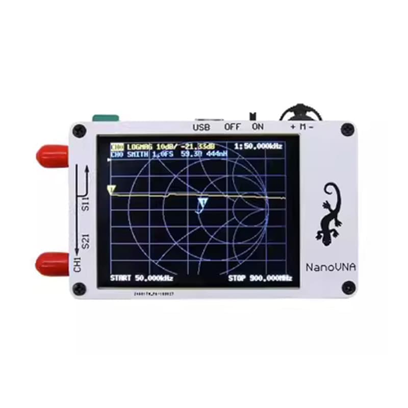 NanoVNA Vector Network Analyzer 2.8-inch SWR 50kHz-900MHz HF Short Board Analyzer