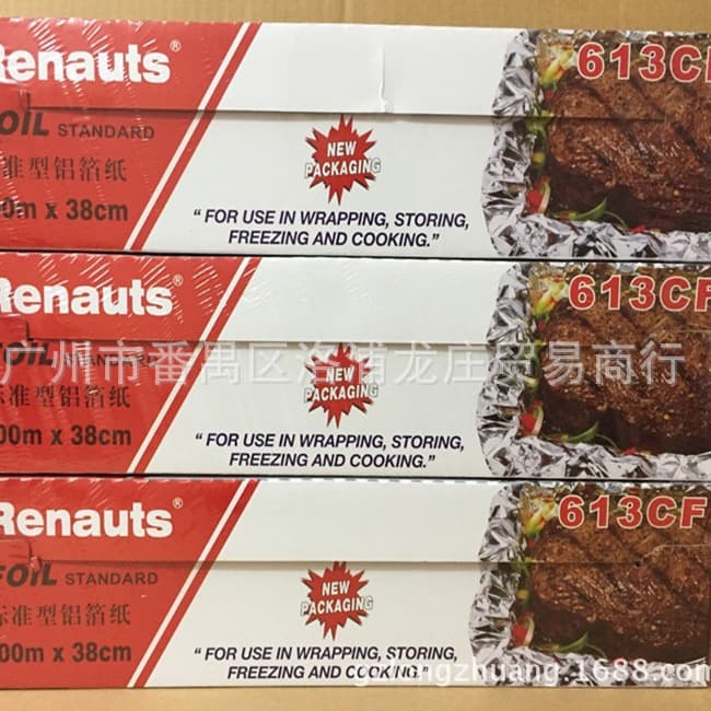 613 Reynolds Aluminum Foil, Plastic Wrap Aluminum Foil, Reynolds BBQ Paper, Large Roll 38cm*300 for Clams