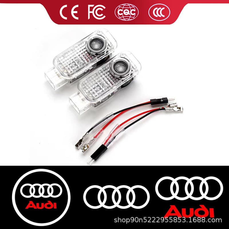 LED Welcome Door Light for Audi A3 A4L A6L Q3 Q5 Q7 RS Series Puddle Light