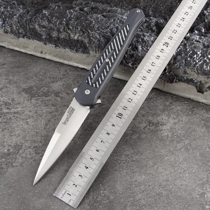 Folding Outdoor Knife Pocket Knife Plastic Handle with Clip Sharp Fruit Knife Camping Self-Defense Folding Tool