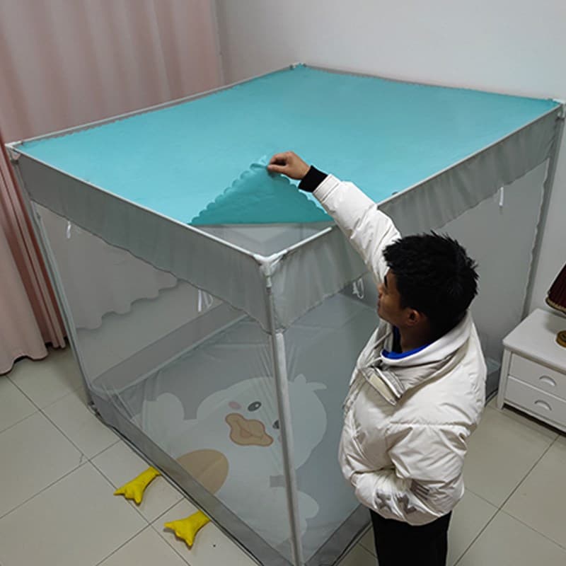 Mosquito Net Top Dust Cover, Thickened, Light-Blocking, Windproof, Dust-Proof Cover for Summer, Home Use