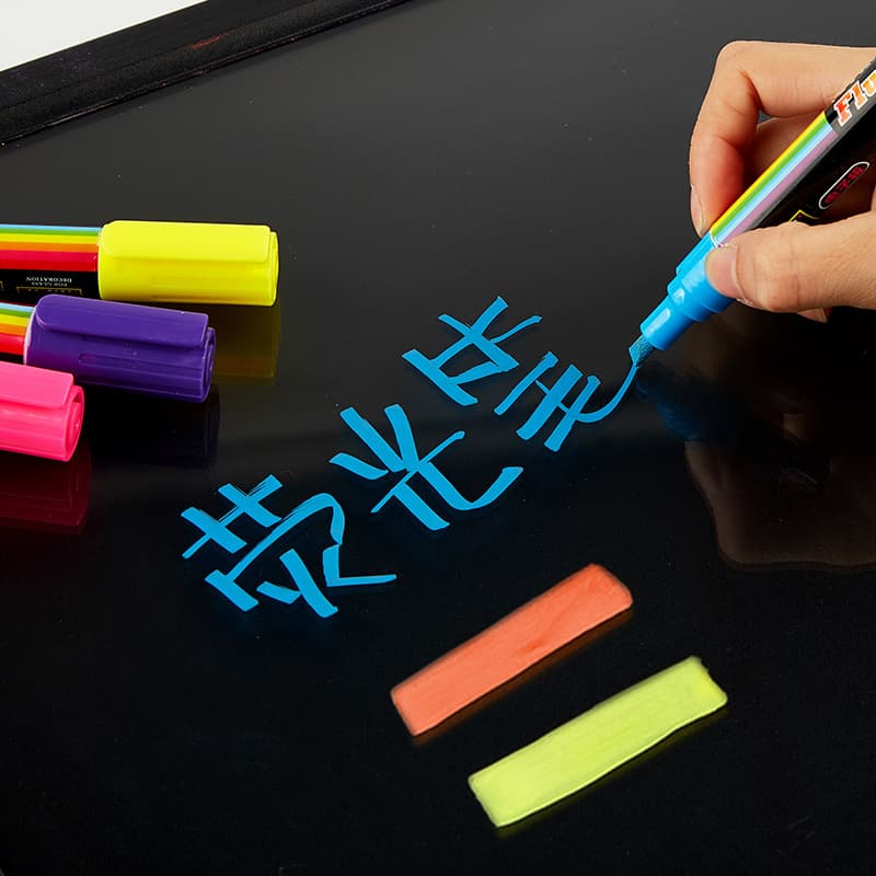 Liquid chalk large-capacity advertising glass light board pen erasable beekeeping pen photosensitive pen queen bee pen dust-free barbecue pen