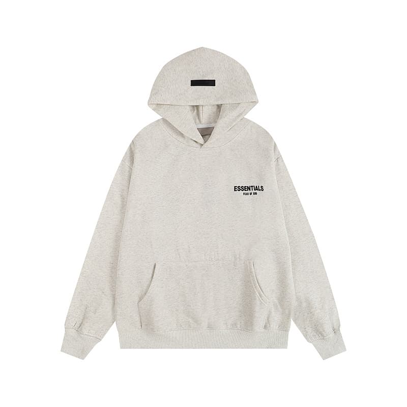 Cross-border American FOG New Black Letter ESSENTIAL Pullover Hoodie Unisex Fleece High Street Hooded Sweatshirt