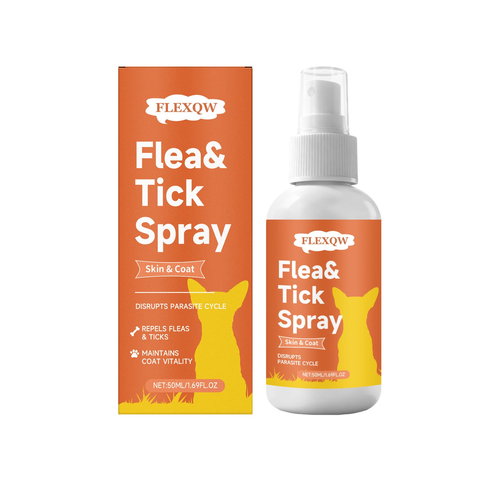 In Stock Cross-Border Pet Dog Care Spray Indoor & Outdoor Gentle Cleaning Protection for Dog Skin All Breeds