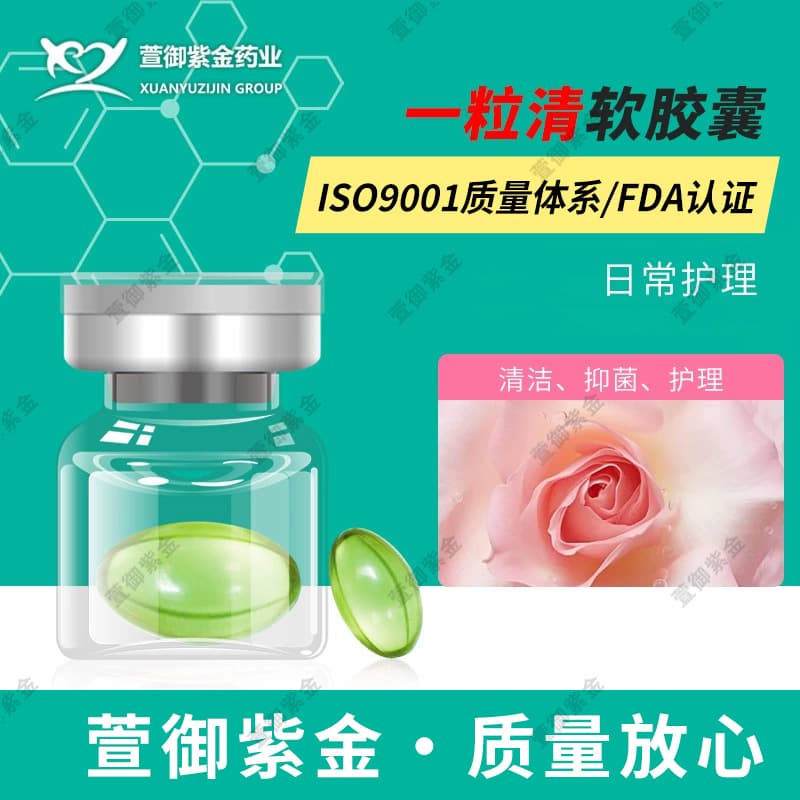 One Clear Capsule for Women's Intimate Care, Feminine Hygiene and Care, Gynecological Girls' Private Capsule Set Manufacturer