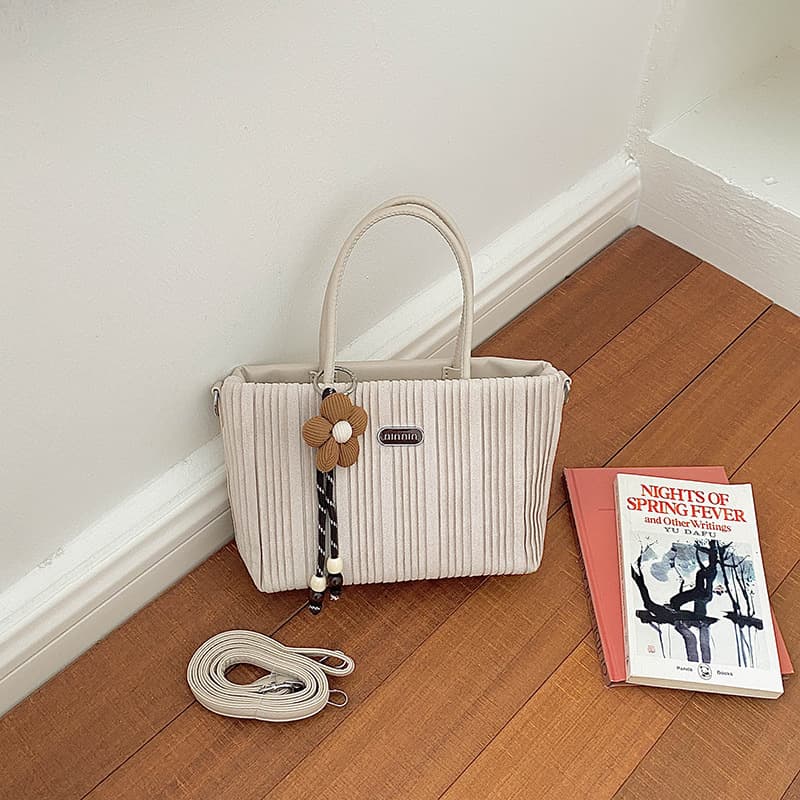 Cross-border Minimalist Retro Bag for Women 2026 New Commuter Fashion Niche Shoulder Underarm Bag Handbag Bucket Bag