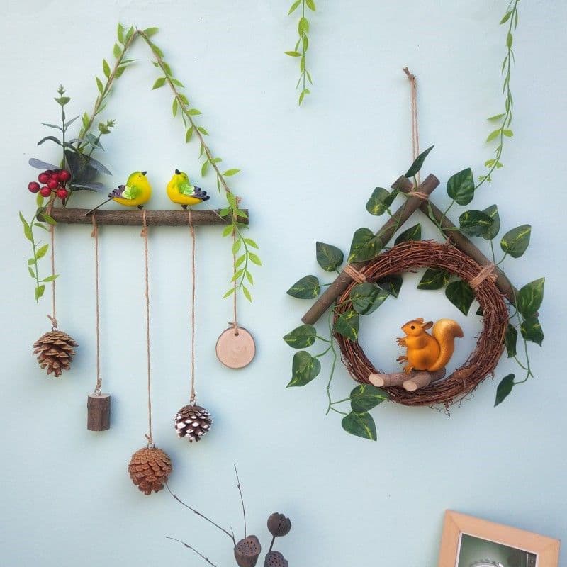 Wreath Decoration Wall Hangings Living Room Wall Decor Interior Accessories Creative Home