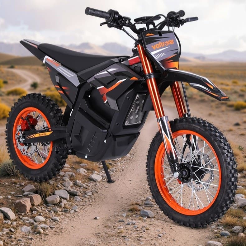 Overseas warehouse in stock two-wheel off-road electric motorcycle, beach long-range electric vehicle, Middle East off-road electric scooter