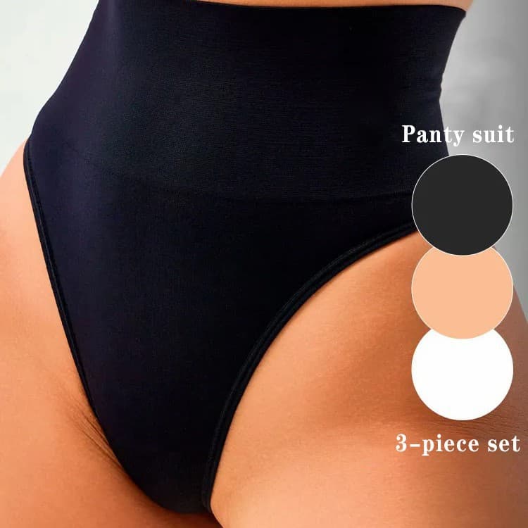 Seamless High-Waist T-Back Shapewear Panty for Women, Tummy Control, Butt Lifting, Plus Size, Comfortable Waist Shaper Underwear