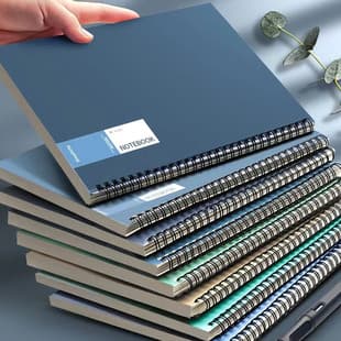 Thickened A5 Notebook High Aesthetic Value Student Practice Book Three-ring Binder Wholesale Simple B5 Notepad High-Quality Paper
