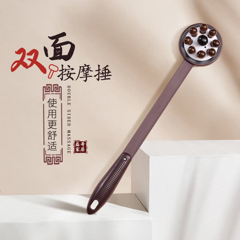 Lightweight Massage Hammer Back and Neck Shoulder Tapping Percussion Fitness Hammer Meridian Tapping Back Stick Wellness Non-Magic Tool