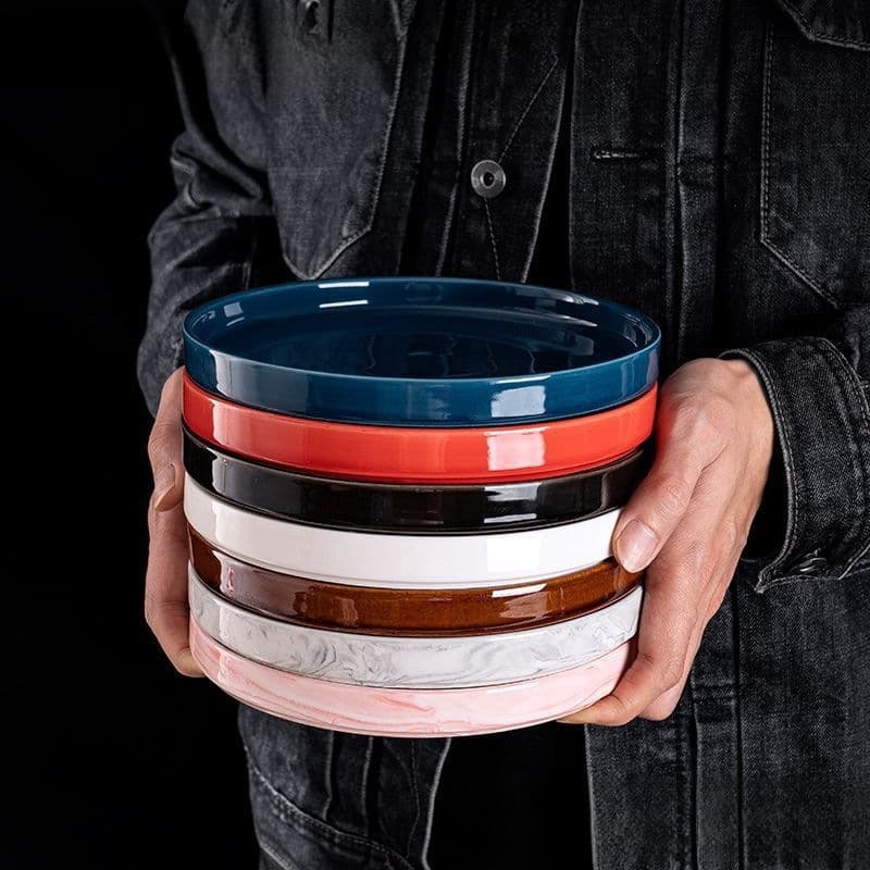 Wholesale Flower Pot Trays, Purple Clay Water Catch Trays, Ceramic Base Trays, Mobile Trays, Direct Sales and Drop Shipping