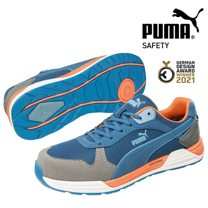 PUMA Safety Shoes 644600 Sport Style Safety Shoes ESD Anti-Static Rubber Outsole High Temperature Resistant Slip Resistant