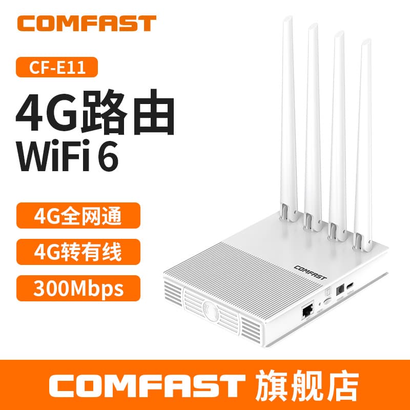 Comfast Cf-E11 Three-Network 4g Internet Card to Wired/Wireless Plug-In Card 4g Router