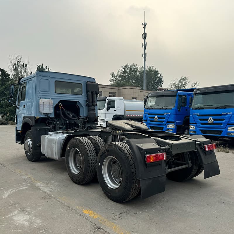 Long-Term Sale: HOWO Tractor Head, 6*4 Container Transport Head, 380 HP Tractor Truck Head