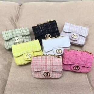 New Mini Sachet Bag Charm, Cute Crossbody Chain Bag, Trendy Korean Style Shoulder Bag, Earphone Bag