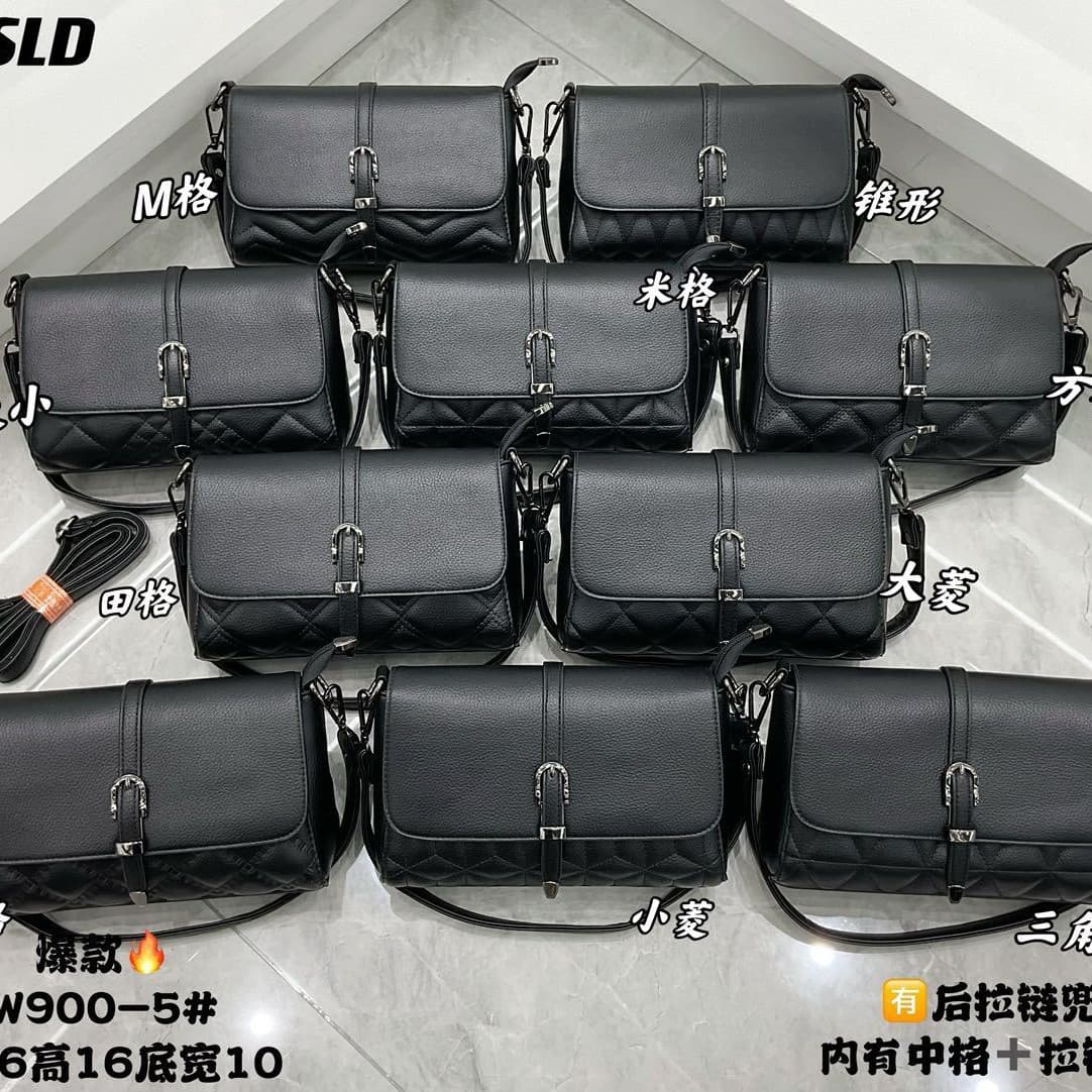 Cross-border new high-end small bag for women, contrasting color shoulder bag, simple crossbody bag, matte cross-body small square bag