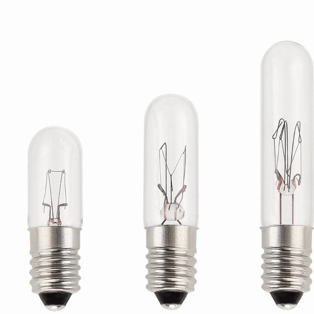 Factory Direct Small T-Type Indicator Bulb Series E10 T10*35/T10*40/T10X50 Long Medium Tip