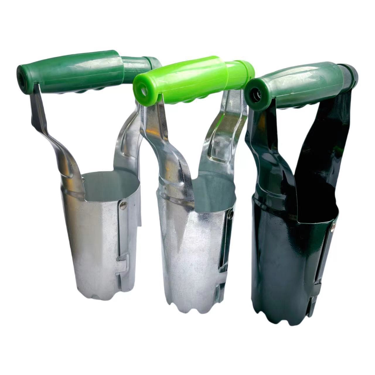 Handheld Seeding Tool Galvanized Transplanting Seedling Remover Planter for Vegetables and Flowers Seed Sowing Planting Tool