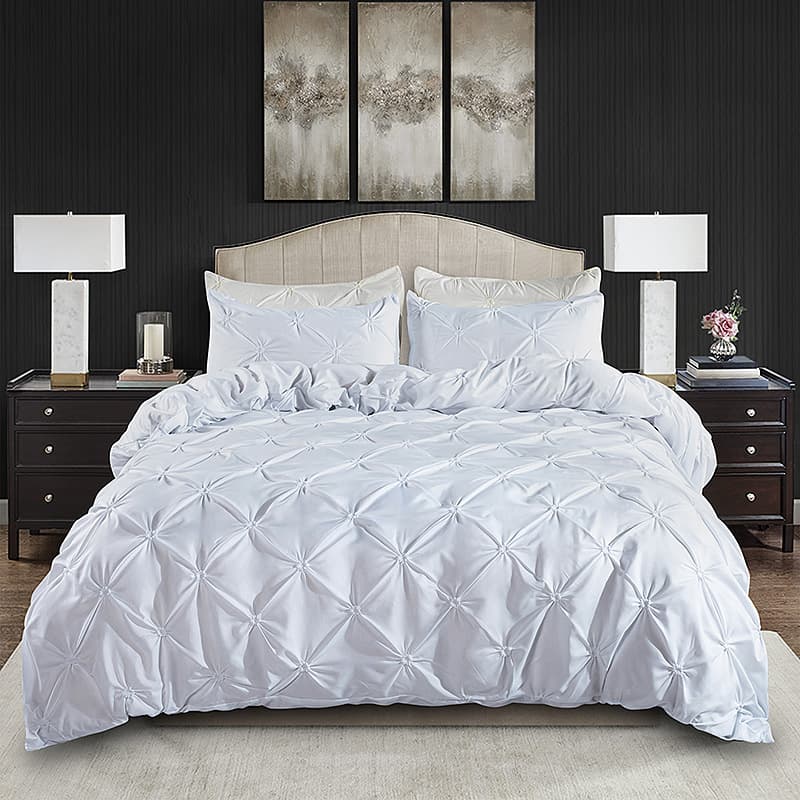 Three-piece bedding set cross-border Amazon US size tufted quilt cover pillow set ready-made tufted quilt cover three-piece set