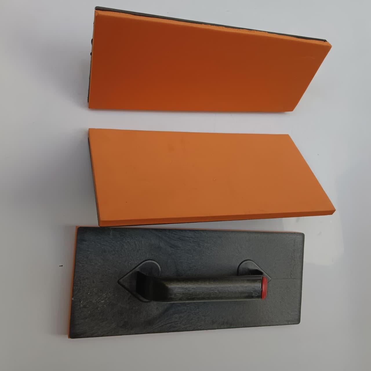 Foam Sponge Mud Board Plastic Steel Trowel Flat Bottom Plastering Trowel Construction Masonry Tiler Smoothing Tool Putty Knife