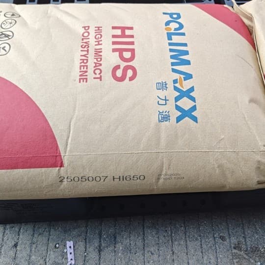 Polystyrene Plastic HI650 Thai Petrochemical High Impact HIPS Resin Injection Grade Meets Food Requirements