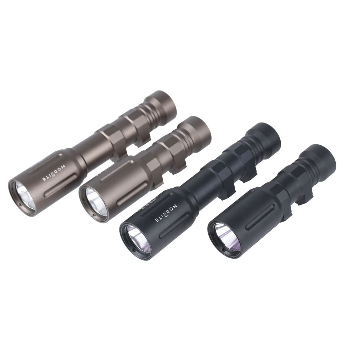 Cross-border Modlite Tactical OKW Concentrated Version LED Strong Light Burst Flashing Always On Flashlight Sotac Long and Short Two Types