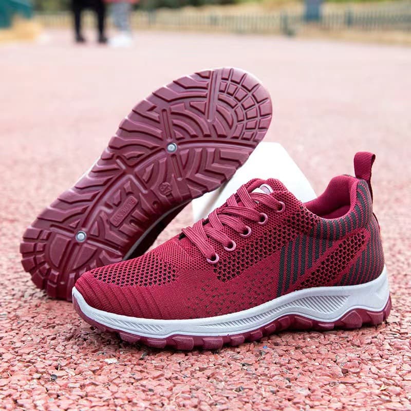 2024 Spring New Elderly Shoes, Comfortable Middle-Aged/Aged Walking Shoes, Soft Sole Running Shoes Couples Athletic Sneakers