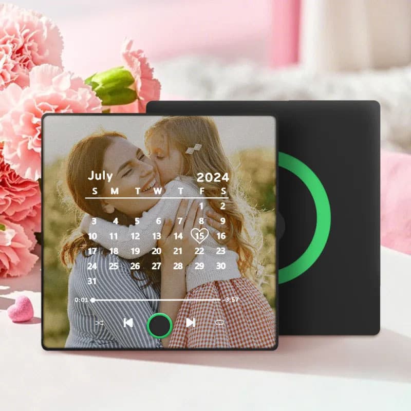 New Hot Selling Mother's Day Personalized Custom Photo Music Player Fridge Magnet Gift for Mom