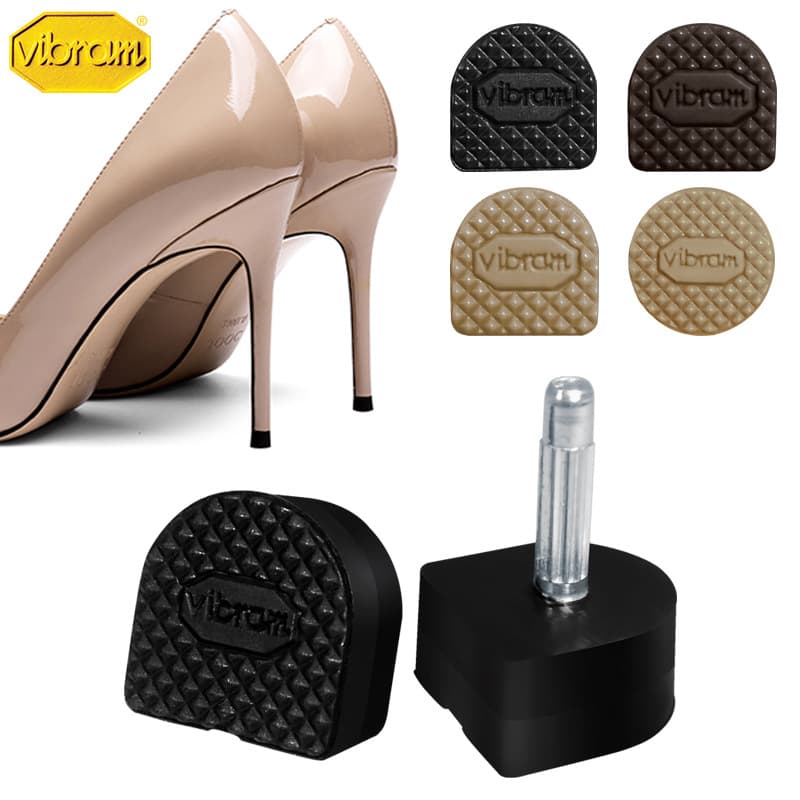 Vibram Italian imported heel tip nails for women's high heels, shoe repair replacement heel tips