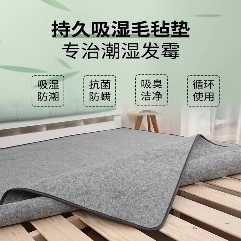Student Dormitory Mattress, Felt Moisture-absorbing and Anti-damp Mattress, Floor Tatami Pad, Moisture-proof and Anti-mold Home Use Thickened Mattress