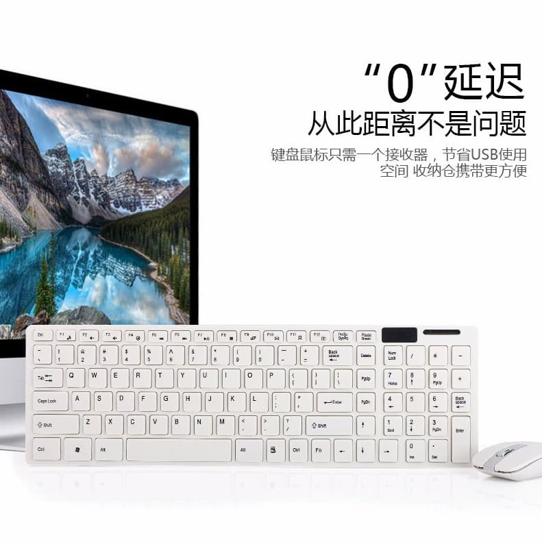 Factory Wholesale K-06 Wireless Keyboard and Mouse Set 2.4G Ultra-Slim Silent Wireless Keyboard and Mouse Set with Keyboard Cover