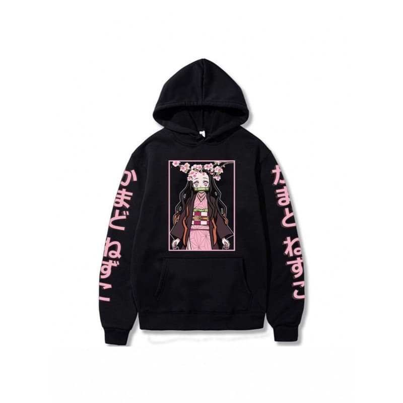 Anime Demon Slayer Hoodies Unisex Casual Sports Hoodie Sweatshirt Jacket