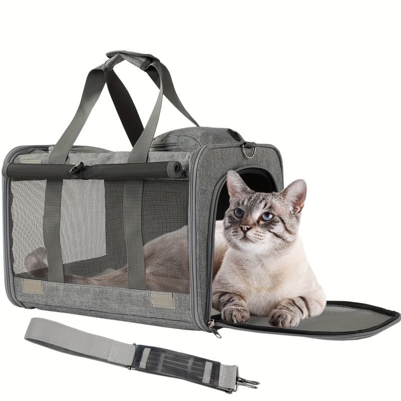 2026 New Cross-border Drop Shipping Cat Carrier Small Dog Bag Soft-Sided Puppy Transport for