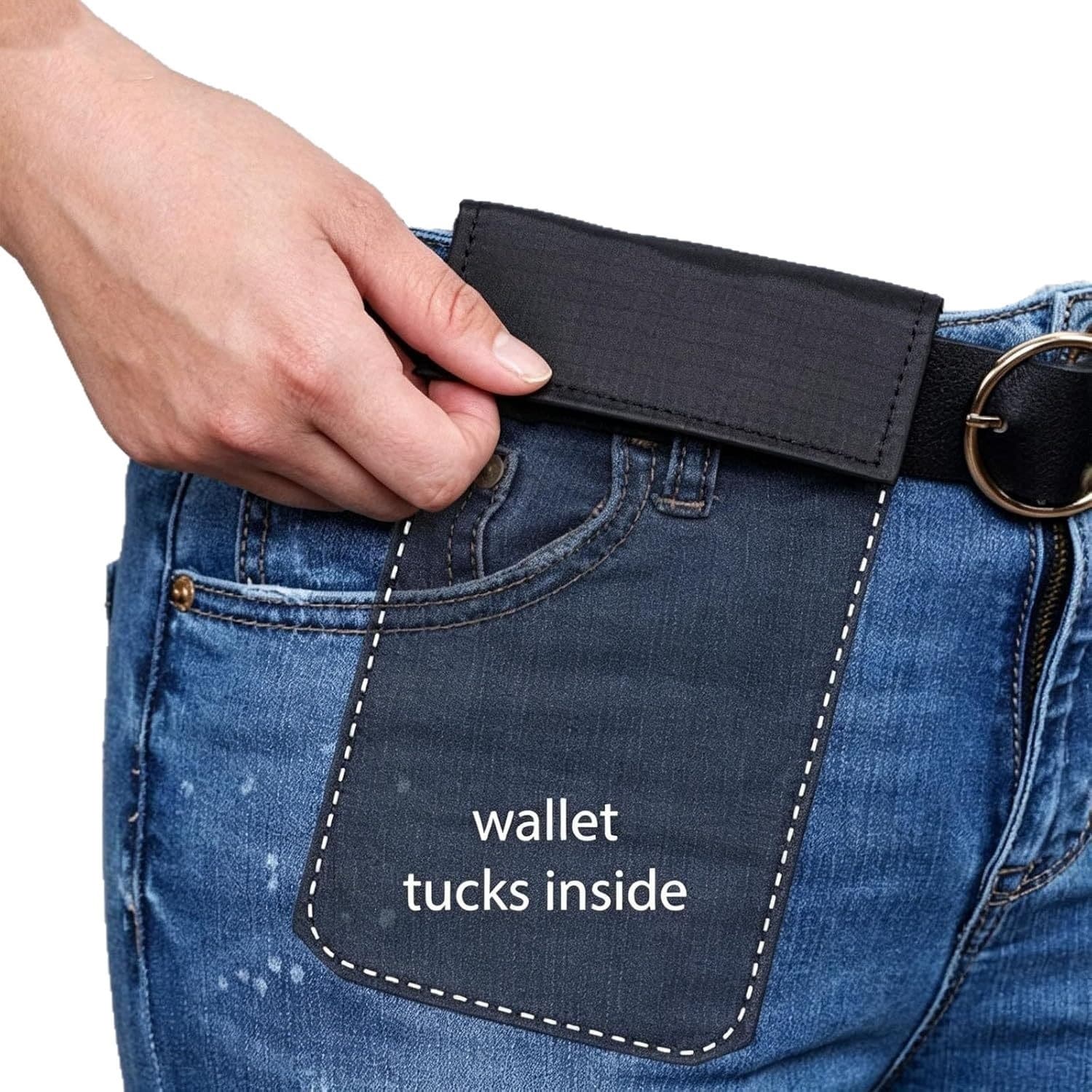 Best-selling Slim Belt Wallet for Cross-border E-commerce - Zero Bulk Convenient Mini Practical Belt Wallet
